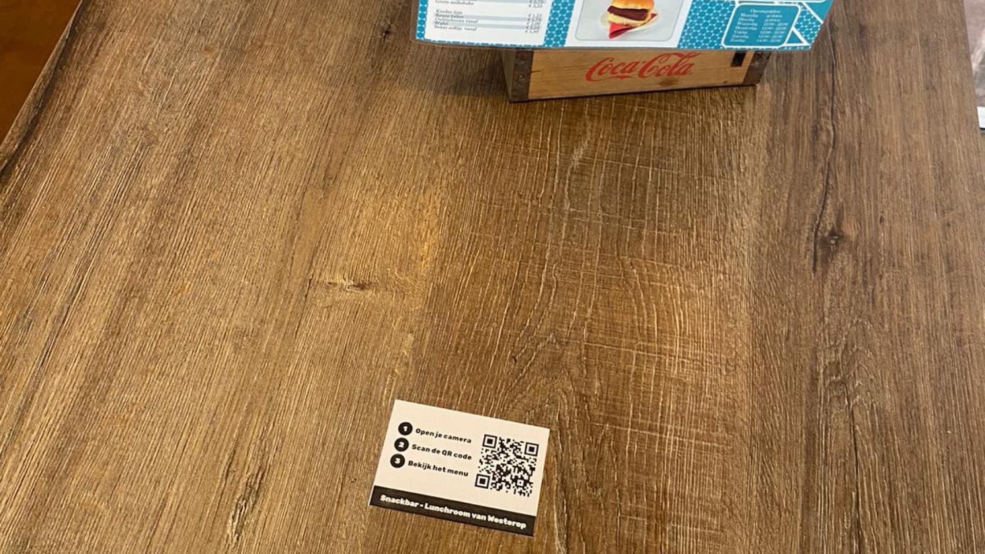 Digitale menukaart voor lunchrooms
