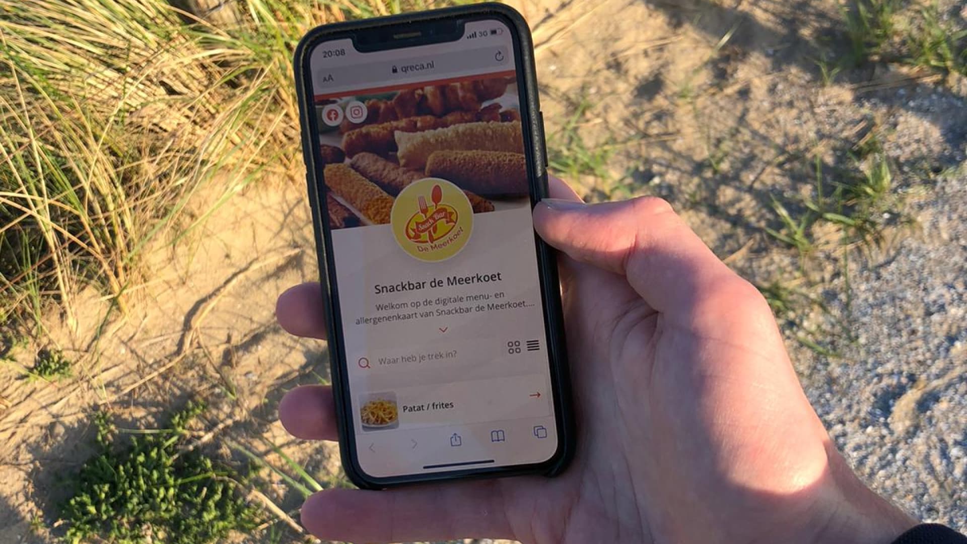 Digitale allergenenkaart voor snackbars