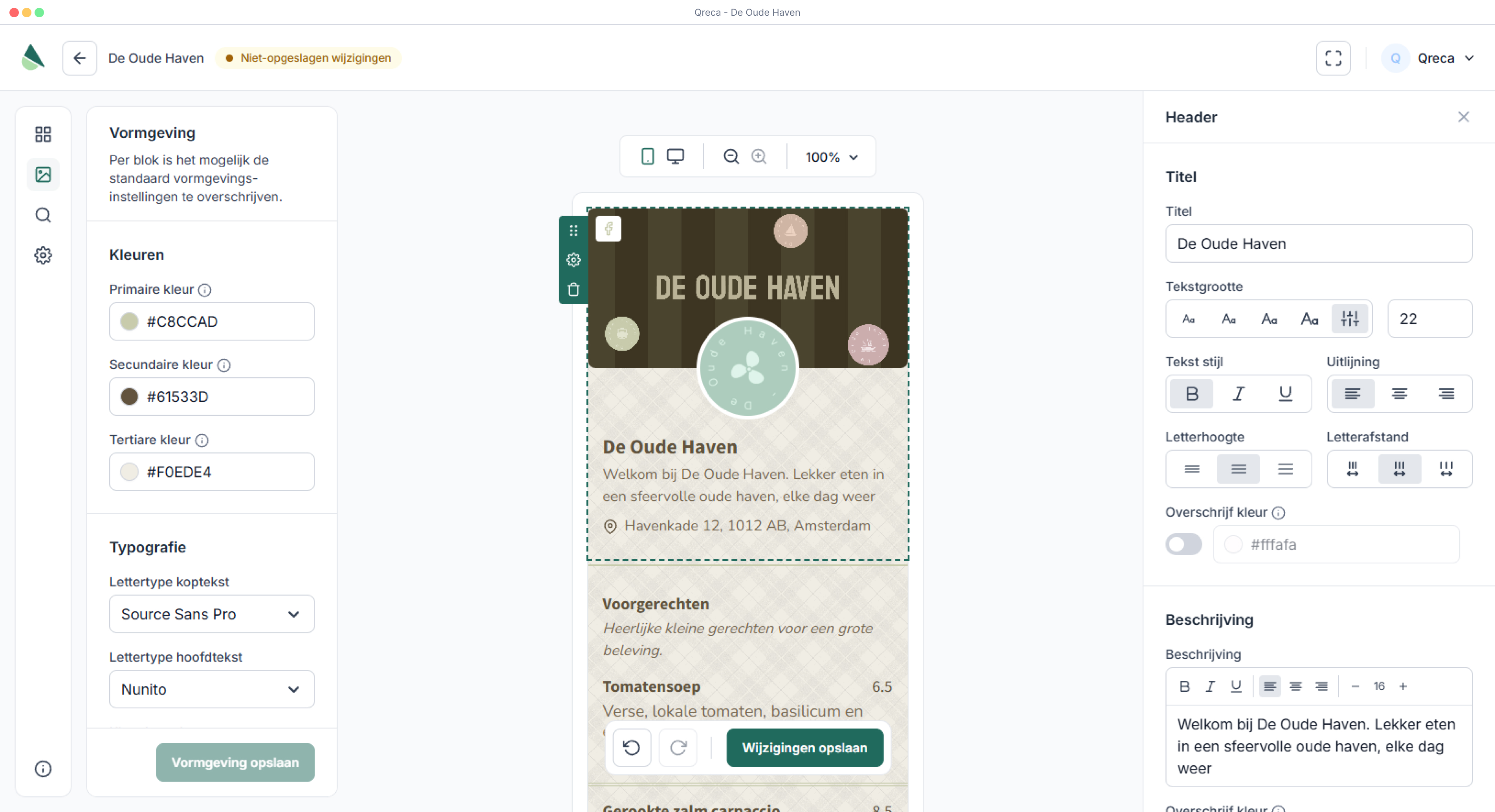 Drag-and-drop editor